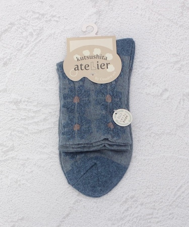 ◆アトリエ リサイクルPe フラワークォーターソックス