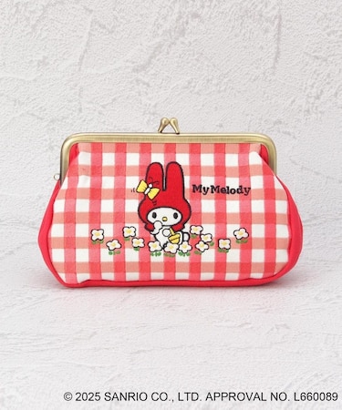 サンリオキャラクターズ 畳刺繍ペンポーチがま口 マイメロディ
