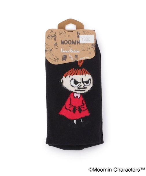 ◆MOOMIN クラシック アシンメトリー ロークルーソックス
