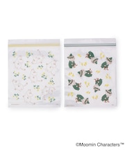 ◆MOOMIN ダブルファスナー付チャック袋