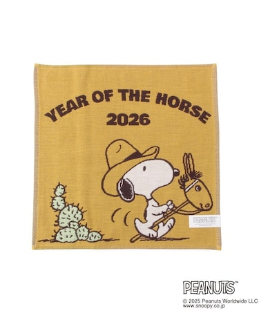 ◆SNOOPY 三重ガーゼハンカチ 干支