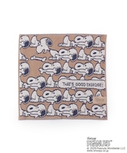 ◆SNOOPY 三重ガーゼハンカチ カオ