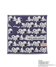 ◆SNOOPY 三重ガーゼハンカチ カオ