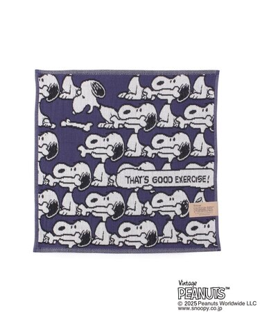 ◆SNOOPY 三重ガーゼハンカチ カオ