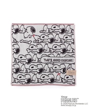 ◆SNOOPY 三重ガーゼハンカチ カオ