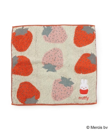 ◆Dick Bruna miffy ミニタオル strawberry&tulip