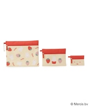 Dick Bruna miffy 3連ポーチ strawberry&tulip