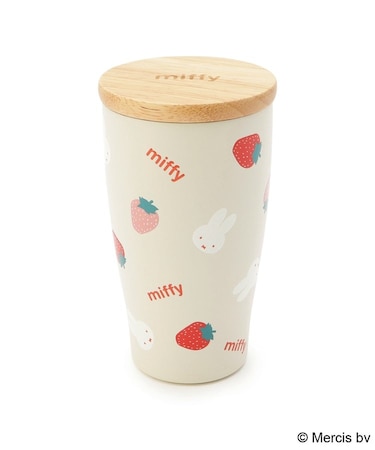 【先行販売】Dick Bruna miffy 木蓋付タンブラー strawberry&tulip 350ml