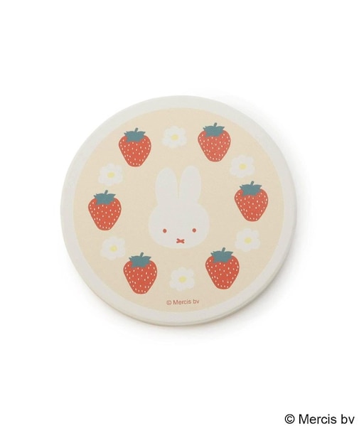 ◆【先行販売】Dick Bruna miffy 吸水コースター strawberry&tulip