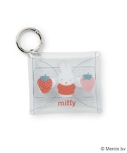 ◆【先行販売】Dick Bruna miffy クリアマルチケース SS strawberry&tulip