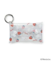 ◆【先行販売】Dick Bruna miffy クリアマルチケース S strawberry&tulip