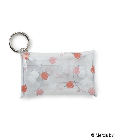 ◆【先行販売】Dick Bruna miffy クリアマルチケース S strawberry&tulip
