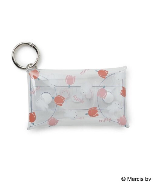 ◆【先行販売】Dick Bruna miffy クリアマルチケース S strawberry&tulip