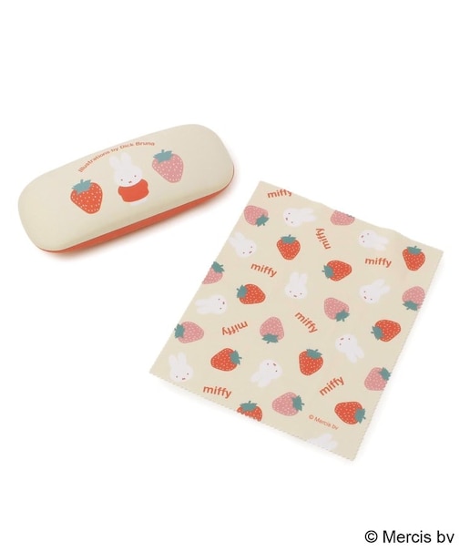 Dick Bruna miffy メガネケース strawberry&tulip