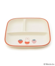 【先行販売】Dick Bruna miffy ラウンドプレート L strawberry&tulip