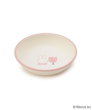 Dick Bruna miffy ラウンドプレート S strawberry&tulip