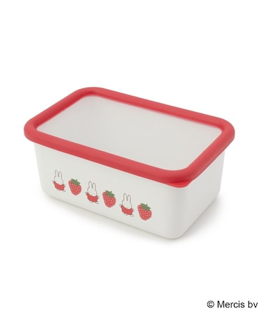 【先行販売】Dick Bruna miffy 深型角容器 M いちご