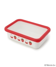 Dick Bruna miffy 浅型角容器 M いちご