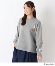 【ワンズテラス限定】Dick Bruna miffy 裏毛サークルプリント長袖プルオーバー