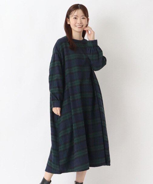 ネルAラインワンピース