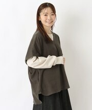 スムースVネックプルオーバーベスト