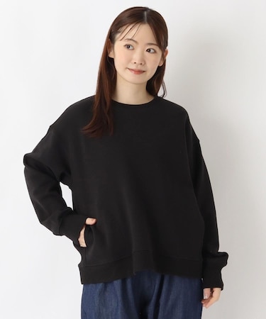 綿裏毛ポケット入りプルオーバー