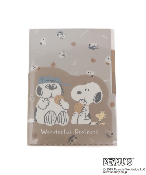 ◆SNOOPY ダイカットファイル スヌーピー&オラフ