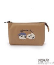 SNOOPY Wフラットポーチ