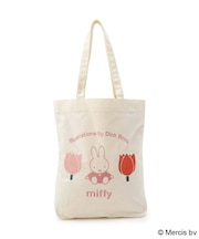 【先行販売】Dick Bruna miffy 刺繍トート strawberry&tulip