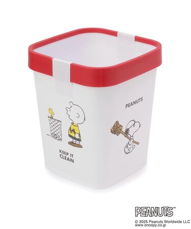 SNOOPY ストッパー付きダストボックス