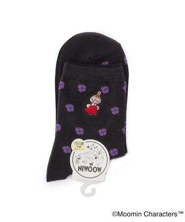 ◆MOOMIN ロークルー 小花 ミイ刺繍