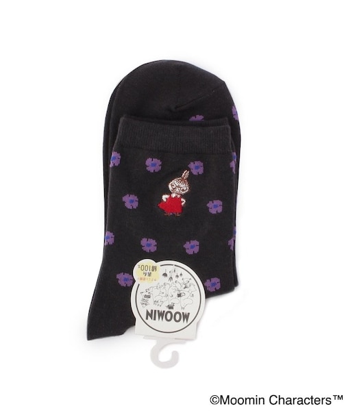 ◆MOOMIN ロークルー 小花 ミイ刺繍