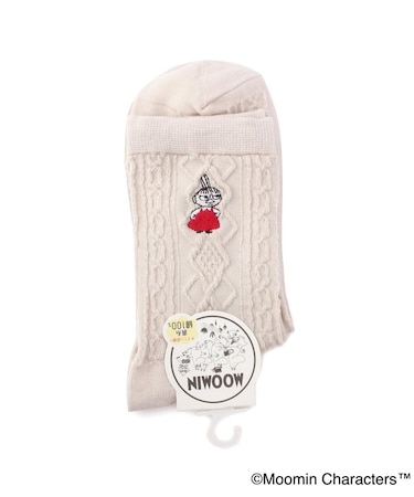 ◆MOOMIN ロークルー リンクル風 ミイ刺繍