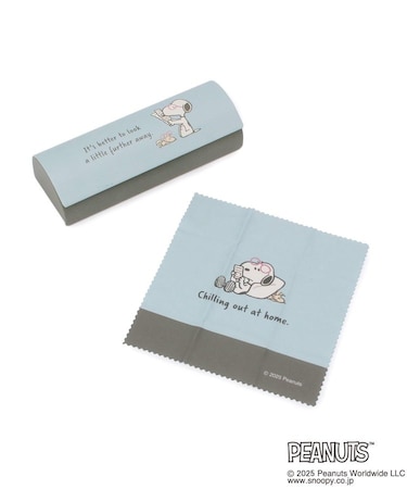 SNOOPY クロス付メガネケース