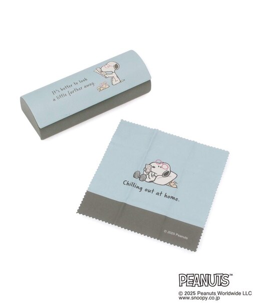 SNOOPY クロス付メガネケース