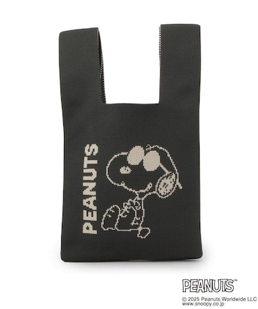 SNOOPY ニットバッグ