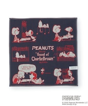◆SNOOPY 三重ガーゼハンカチ ピアノ