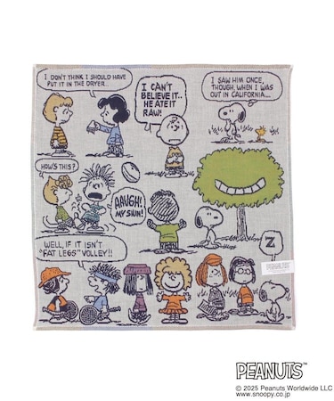 ◆SNOOPY 三重ガーゼハンカチ ギャング