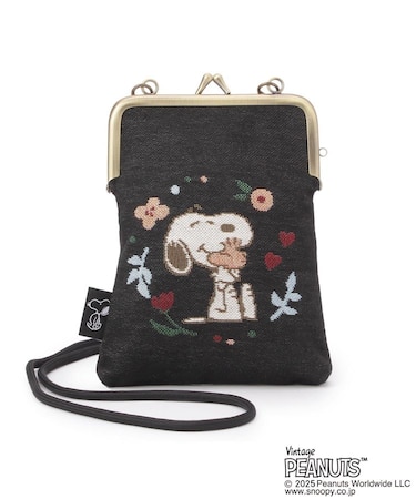 SNOOPY ゴブラン織ミニポーチ がま口