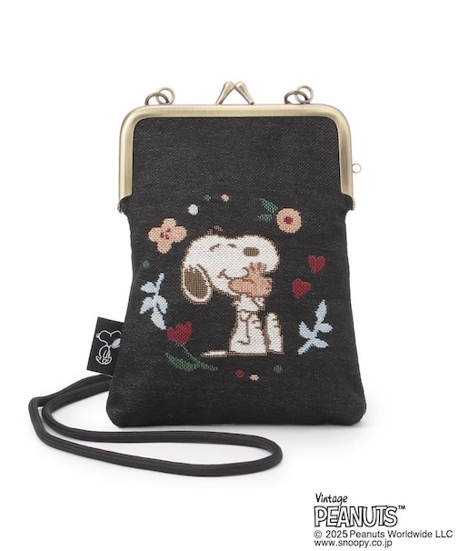 SNOOPY ゴブラン織ミニポーチ がま口