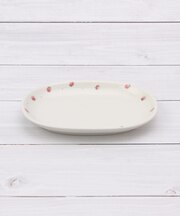 ◆【ワンズテラスオリジナル】つぶ苺 楕円皿