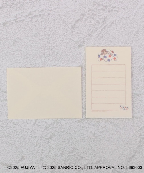 ◆サンリオキャラクターズ ミニレターセット ペコちゃん