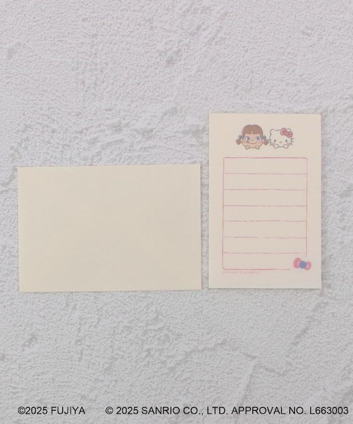 ◆サンリオキャラクターズ ミニレターセット ペコちゃん