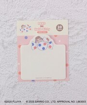 ◆サンリオキャラクターズ 型抜き付箋 ペコちゃん