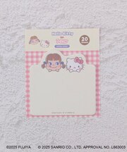 ◆サンリオキャラクターズ 型抜き付箋 ペコちゃん
