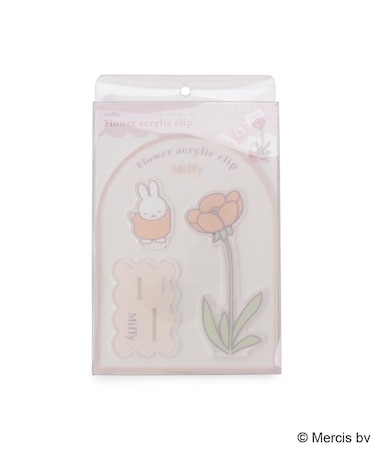Dick Bruna miffy アクリルクリップ フラワー