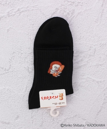 ◆パンどろぼう リブ刺繍ソックス