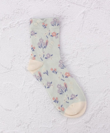 ◆あなたに優しい シルク入ガーデン クォーターソックス