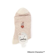 ◆MOOMIN ロークルーソックス シルク入 大花ミイ