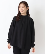 コットンシャーリング 長袖ラグランプルオーバー